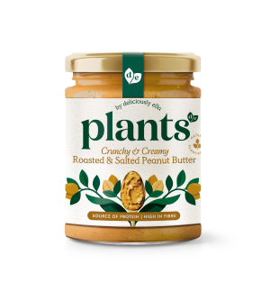 Jar of plants Roasted & Salted Peanut Butter